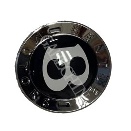 For Bentley Continental Black Center Cap Chrome Ring OEM: 3W0601159P