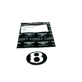 For Bentley Continental GT Flying Spur Front Cover badge Emblem OEM:3W0853679L